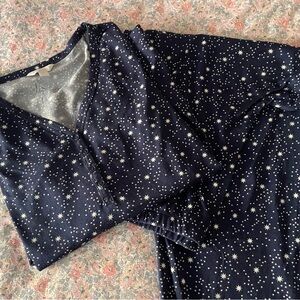 Charter Club Navy Star Print Pajama Set